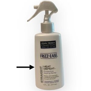 50% full John Frieda Frizz Ease Straight Heat Defeat Protective Styling Spray
